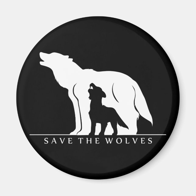 Imã Salve os Lobos (Frente)