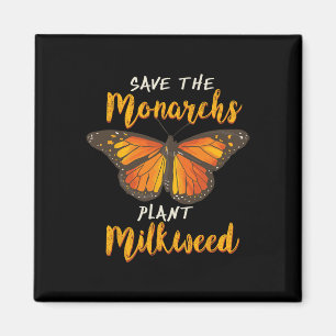 Imã Salve Os Monarcas Plantam Mais Borboleta Milkweed