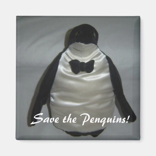 Imã Salve os Pinguins! (Frente)