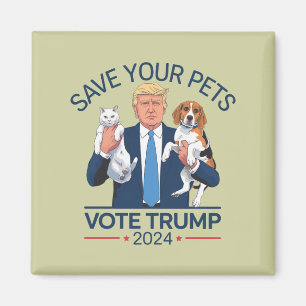 Imã Salve Seus Animais Vote em Trump Citação da Eleiçã