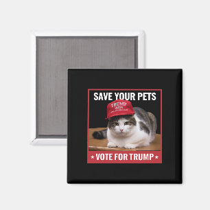 Imã Salve Seus Animais Vote no Trump Citação da Eleiçã