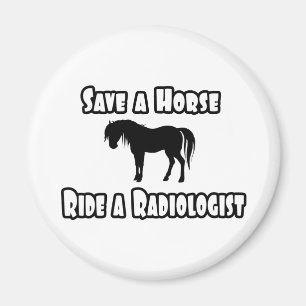 Imã Salve um cavalo, ande um radiologista