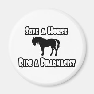 Imã Salve um Cavalo, escolha um farmacêutico