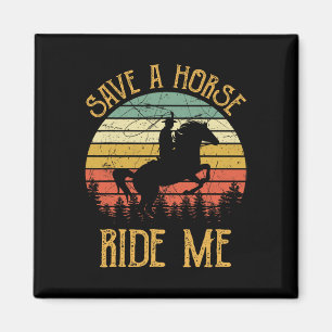 Imã Salve Um Cavalo Me Ande Cowboy Garota No Sul De We