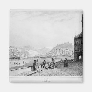 Imã Salzburg, gravado por Bayot & por Cuvilier, 1840