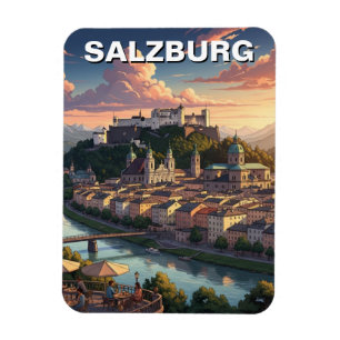 Ímã Salzburgo Áustria Viagens