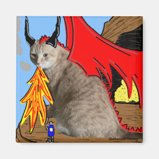 Imã Sam Le Cat Dragon Magnet