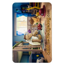 Sam the Hedgehog - Imã de geladeira