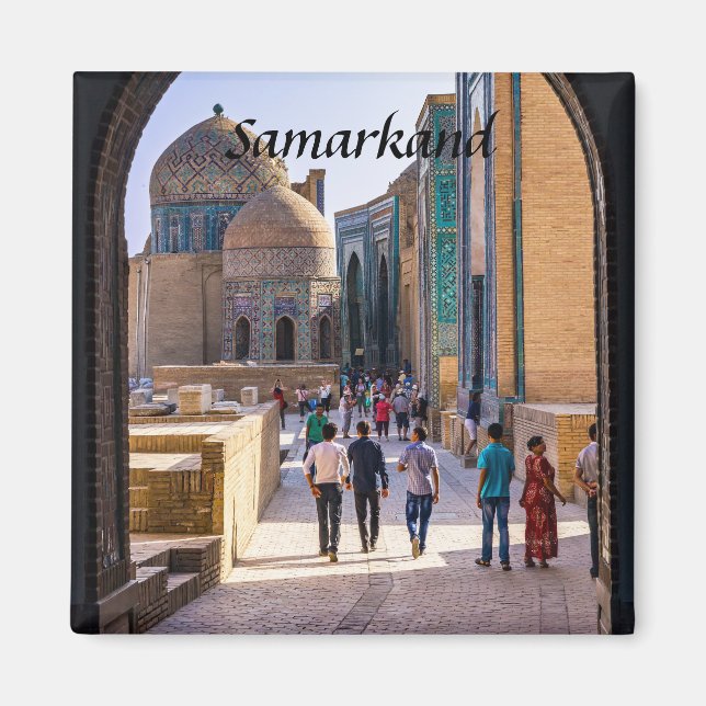 Imã Samarkand, Uzbequistão - Necrópole de Shah-i-Zinda (Frente)