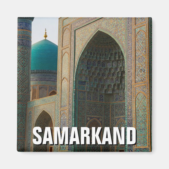Imã Samarkand Uzbequistão Viagem (Frente)