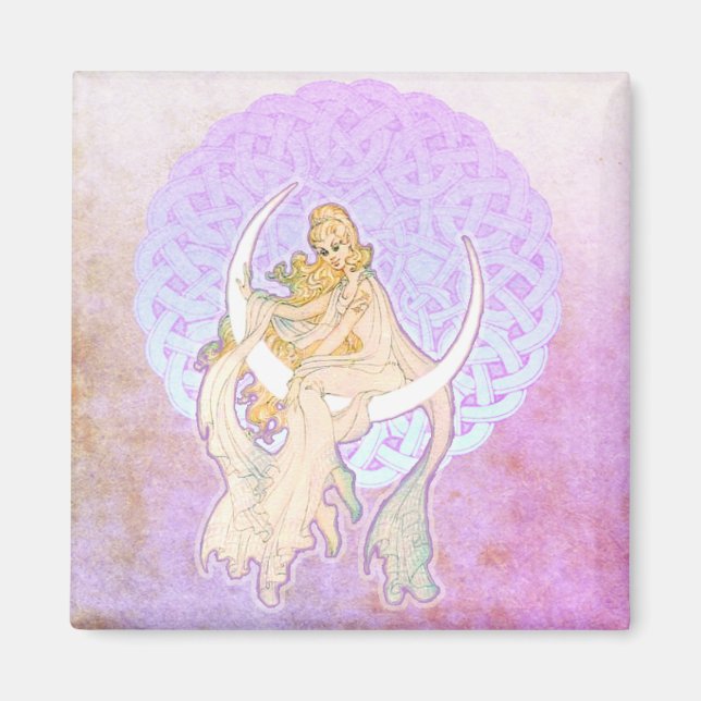 Imã Samhain saúda o Magnet da Deusa Lunar (Frente)