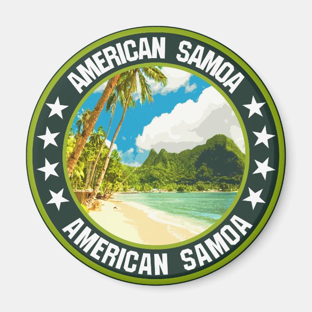 Imã Samoa Americana (Frente)