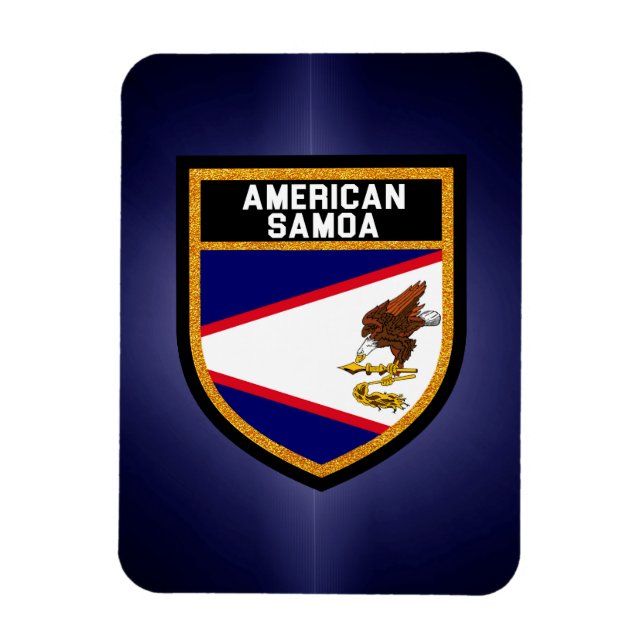 Ímã Samoa americana Flag (Vertical)