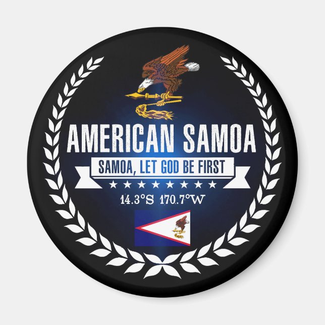 Imã Samoa Americanas (Frente)
