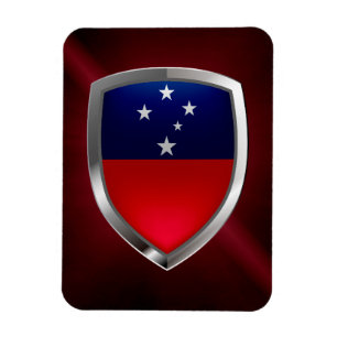 Ímã Samoa - Emblema Metálico