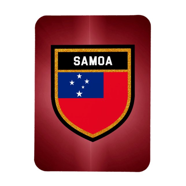 Ímã Samoa Flag (Vertical)
