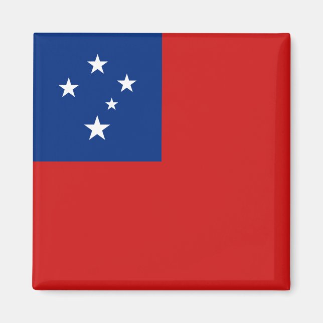 Imã Samoa Flag Magnet (Frente)