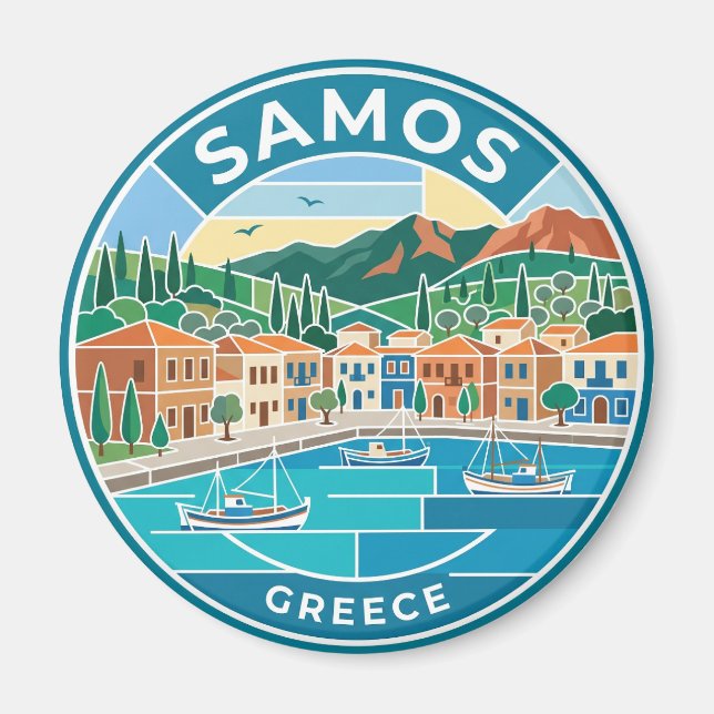 Imã Samos, Grécia Grécia (Frente)