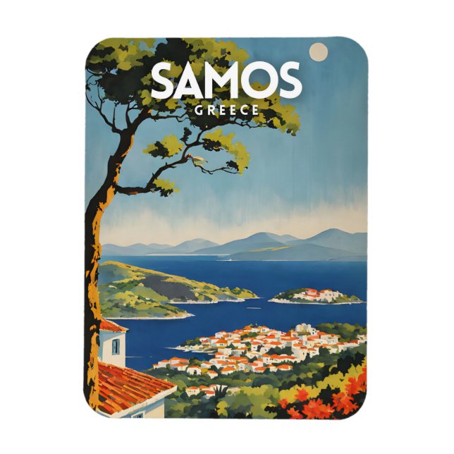 Ímã Samos Viagem (Vertical)