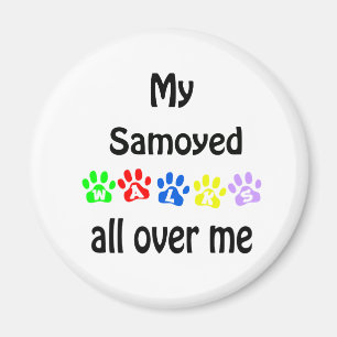 Imã Samoyed Walks Design