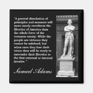 Imã Samuel Adams Cita "Uma dissolução geral.."