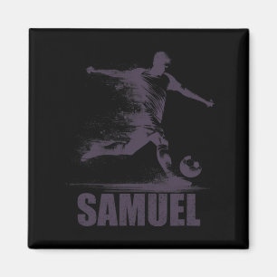 Imã Samuel Futebol Meninos Nome Personalizado Samuel