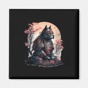 Imã Samurai Ninja Cachorro Japonês Tatuagem Gráfica Pa