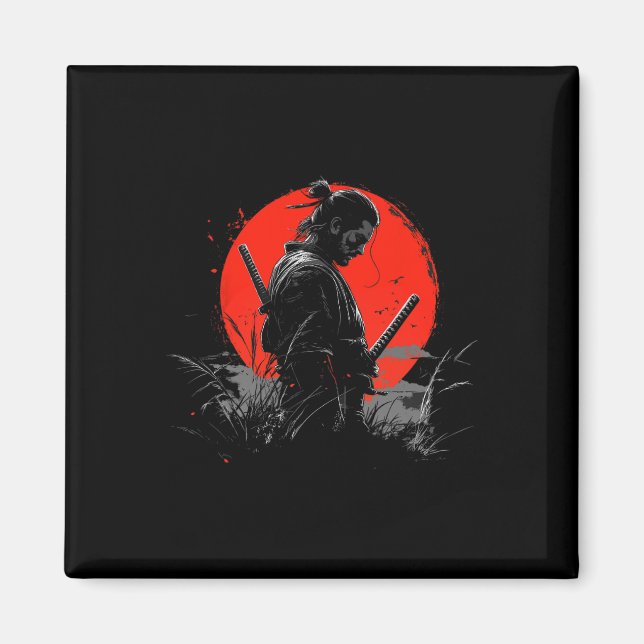 Imã Samurai Spirit Graphic Modern Warrior s (Frente)