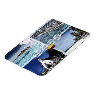 Ímã San Andres - Colômbia - Mosaico -