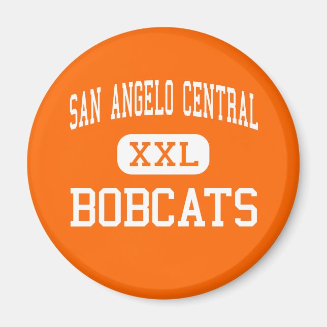 Imã San Angelo Central - Bobcats - Alto - San Angelo (Frente)