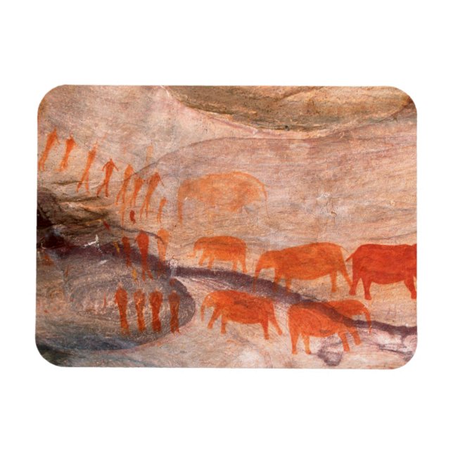 Ímã San, Arte Rupestre Bushman, Cederberg Wilderness (Horizontal)