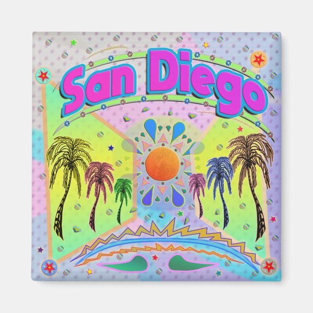 Imã San Diego Calm Desire Magnet (Frente)