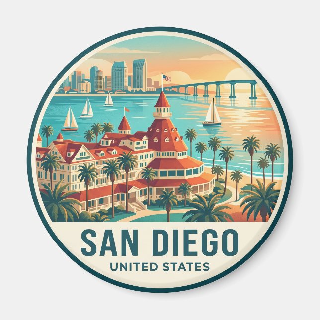 Imã San Diego Coronado Califórnia (Frente)