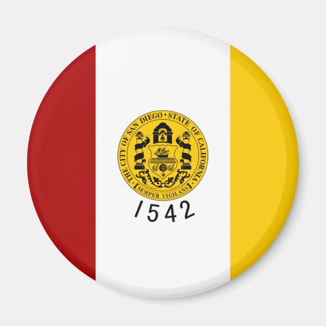 Imã San Diego Flag (Frente)