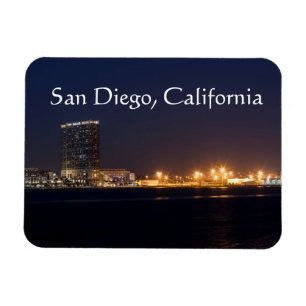 Ímã San Diego Harbor à noite