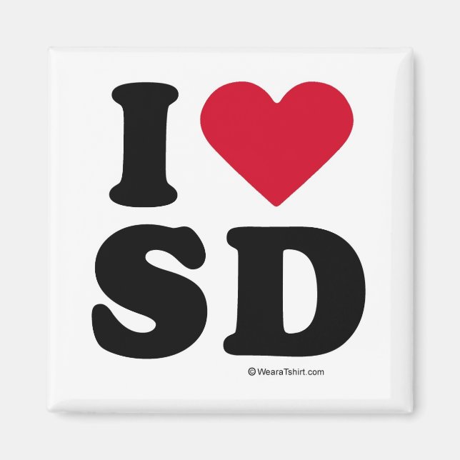IMÃ SAN DIEGO - "I LOVE SD" "I LOVE SAN DIEGO" (Frente)