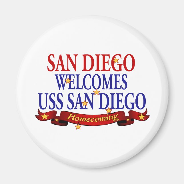 Imã San Diego Saúda o USS San Diego (Frente)