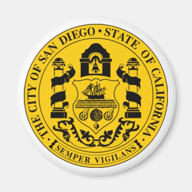 Imã San Diego Seal (Frente)
