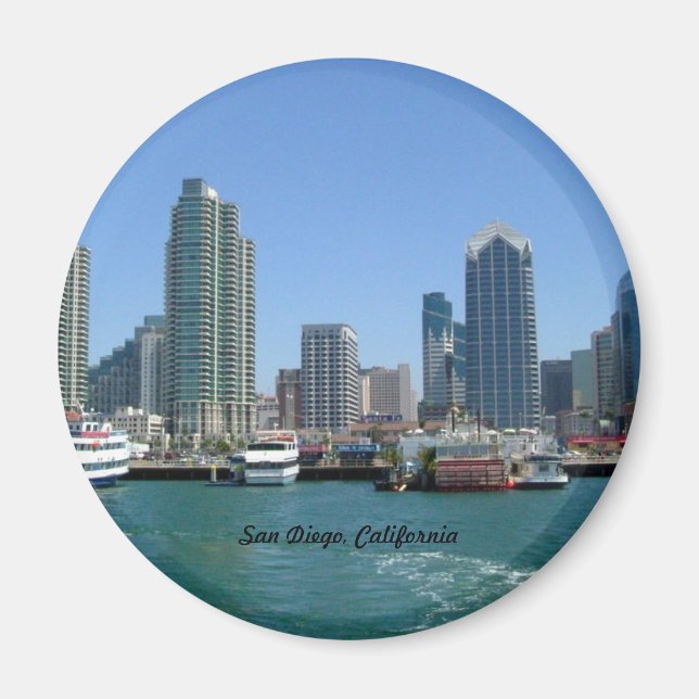 Imã San Diego Skyline (Frente)