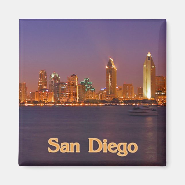 Imã San Diego Skyline (Frente)