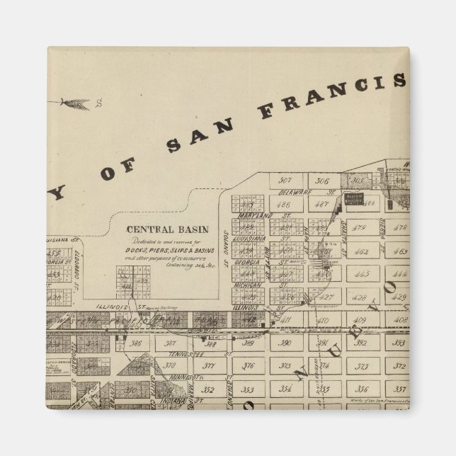 Imã San Francisco Bay Salt Marsh (Frente)