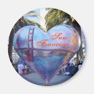 Imã San Francisco Heart
