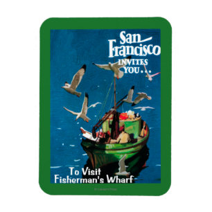 Ímã San Francisco, o cais de CaliforniaFisherman
