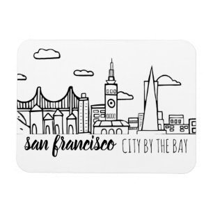 Ímã San Francisco Skyline