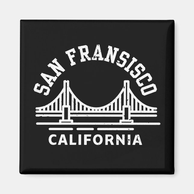 Imã San Fransisco California Magnet (Frente)