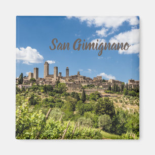 Imã San Gimignano Visão Panorâmica da Toscana Presen