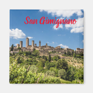 Imã San Gimignano Visão Panorâmica da Toscana Presen