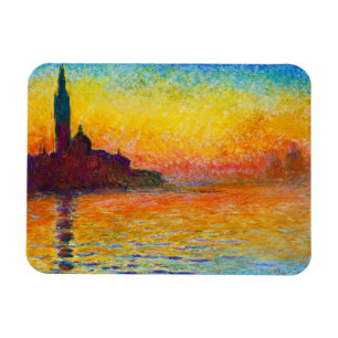 Ímã San Giorgio Maggiore em Dusk Claude Monet