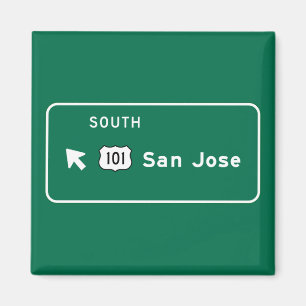 Imã San Jose, sinal de estrada de CA