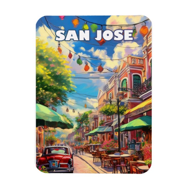 Ímã San José, the vibrant heart of Costa Rica (Vertical)
